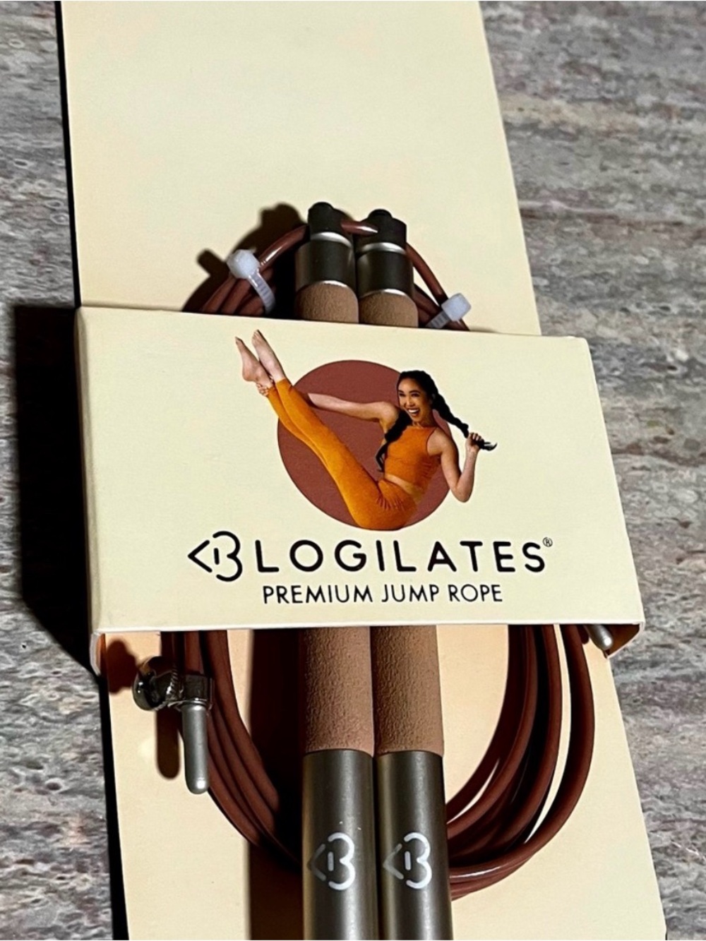 Blogilates Premium Jump Rope in Brown - Picture 3 of 10
